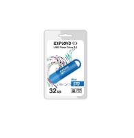 Флешка USB 32 Гб Exployd 570, USB2.0, пластик, синий