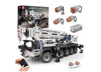 Конструктор детский MOULD KING 17034, Mechanical crane, грузовик, на пульте управления, 2819 деталей, белый, черный