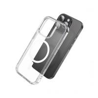 Чехол HOCO Magnetic series airbag, iPhone 16 Plus, прозрачный