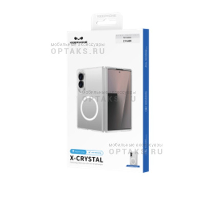 Чехол KEEPHONE X-CRYSTAL ULTRA SLIM MagSafe Samsung Z Fold 7 Clear
