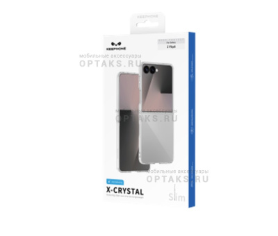 Чехол KEEPHONE X-CRYSTAL ULTRA SLIM CASE Samsung Flip 6 Clear