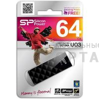 Флешка USB 64 Гб Silicon Power  Ultima U03  чёрный