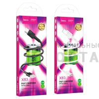 Кабель USB to Type-C HOCO X83 Victory, 1m, 3.0A,  белый