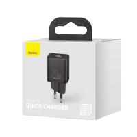 СЗУ Baseus CCSUP-B01, Super Si, 20W, QC3.0, PD, черный