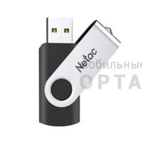 Флешка USB 64GB  Netac U505 чёрный/серебро Флешка USB 64GB  Netac U505 чёрный/серебро