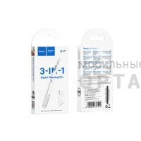 Набор для чистки цифровых устройств HOCO Multifunctional, UT1, диаметр 12 mm, пластик,  белый