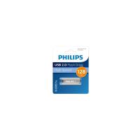 Флешка USB 128 Гб Philips IRON 2.0, USB2.0, металл, серый