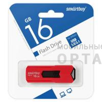 Флешка USB3.0 16 Гб  Smartbuy  Stream  красный