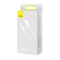 Кабель USB to Lightning Baseus CALD000402 Dynamic series, 1.0м, 2.4A, белый, плетение