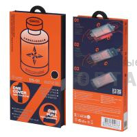 Стекло защитное REMAX ES-01 с автоустановкой, для iPhone 15 Pro, black