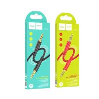 Aux-кабель Jack 3,5mm(m) - Jack 3,5mm(m) HOCO UPA24, Smooth, 1m,  красный