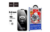 Стекло защитное HOCO A777 Bear Shield, черная рамка, iPhone 17 Air
