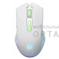 Мышь игровая, беспроводная DEFENDER Pandora GM-502, 7кнопок,3200dpi,500мАч, белый (1/60)