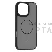 Чехол Matte Case MagSafe с защитой камеры в техпаке, iPhone 16 Pro Max, Black