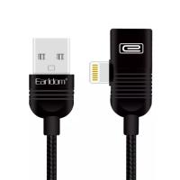 Кабель USB Lightning/Lightning (f) Earldom EC-074, 1m, 1.5A, черный