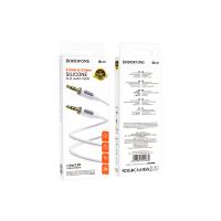 Aux-кабель Jack 3,5mm(m)-Jack 3,5mm(m) Borofone BL20, 1m, белый