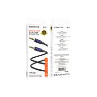 Aux-кабель Jack 3,5mm(m)-Jack 3,5mm(m) Borofone BL20, 1m, черный