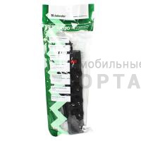 Сетевой фильтр DEFENDER ES largo, 5 розеток, черный, 1,8 м. (1/30)