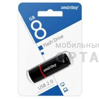 Флешка USB 8GB  Smartbuy  Crown   чёрный Флешка USB 8GB  Smartbuy  Crown   чёрный