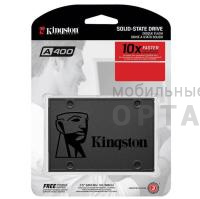 Жесткий диск SSD Kingston 480GB  A400, SATA-III, R/W - 450/500 MB/s, 2.5", TLC