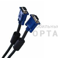 Кабель VCOM монитор-SVGA card (15M-15M), 2 фильтра, 1.8 м. (1/45)