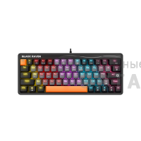 Клавиатура игровая, механическая Defender Black Raven GK-417 RU,3цвета,радужная,63кн, черный (1/20)