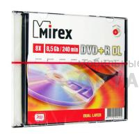 Диск MIREX DVD+R Dual Layer 8.5 GB 8x SL (10)