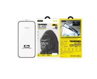 Стекло защитное SupGlass SG-08 Nano Edge, черная рамка, для iPhone 15 Pro