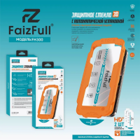 Стекло защитное FaizFull. FH300, с автоустановкой, в комплекте 2шт, для iPhone 16 Pro Max