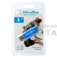 Флешка USB 4 Гб OltraMax   30  синий Флешка USB 4 Гб OltraMax   30  синий