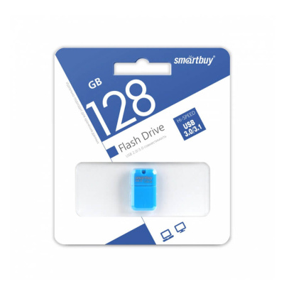 Флешка USB3.0 128 Гб Smartbuy  Art  синий
