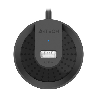 Разветвитель USB2.0 A4Tech HUB-20 4порт. черный