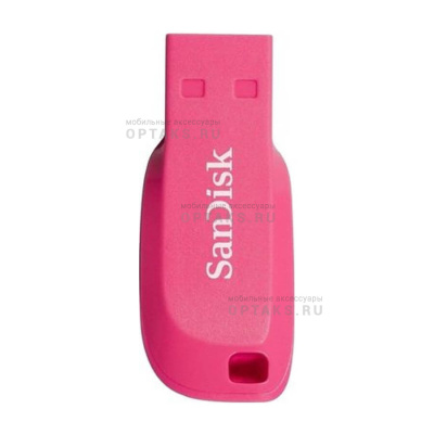 Флешка USB, 16 Гб SanDisk  Cruzer Blade  розовый