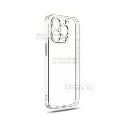 Чехол прозрачный силикон в техпаке, для iPhone 17 Pro Max