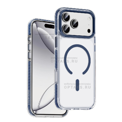 Чехол KEEPHONE SHOCKSTAR MAGSAFE CASE для iPhone 17 Pro Max BLUE