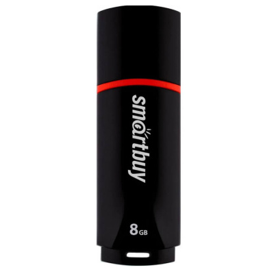 Флешка USB 8GB  Smartbuy  Crown   чёрный