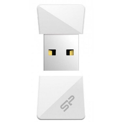 Флешка USB, 16 Гб Silicon Power  Touch T08  белый