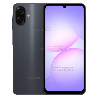 Смартфон SAMSUNG A07 4/64GB Black (РСТ)