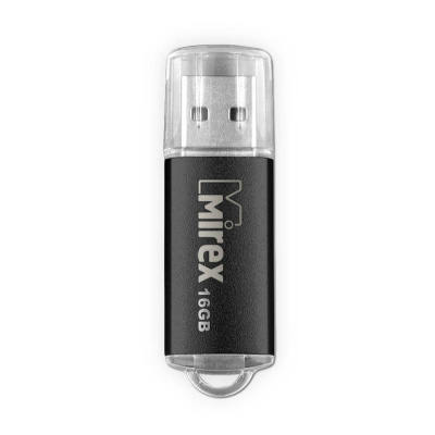 Флешка USB, 16 Гб Mirex  UNIT  чёрный  (ecopack)