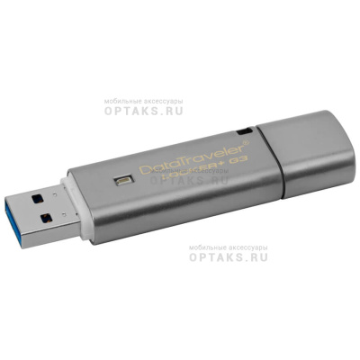 Флешка USB3.0 128 Гб Kingston  DTLPG3 Encryption  (256 bit)