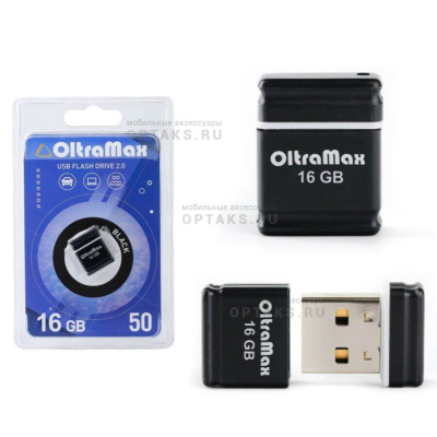 Флешка USB 16 Гб OltraMax   50  чёрный