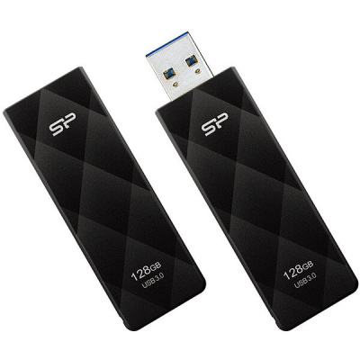 Флешка USB3.0 128 Гб Silicon Power  Blaze B20  чёрный
