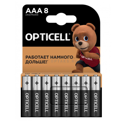 Элемент питания OPTICELL BASIC LR03 BL8 (8/80)
