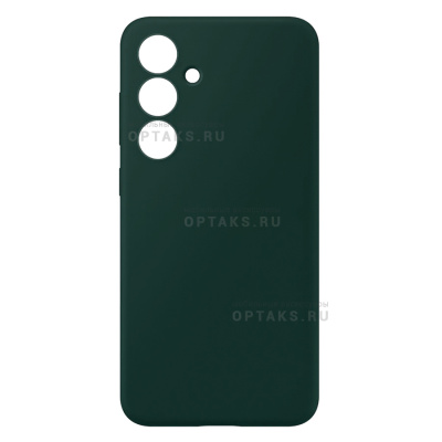 Чехол силикон COVER, бархатная подкладка в упаковке, Honor X7b, зеленый