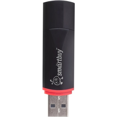 Флешка USB, 16 Гб Smartbuy  Crown  чёрный  COMPACT