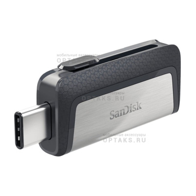 Флешка USB3.1 64 Гб SanDisk  Ultra Dual Drive USB Type-C, чёрный