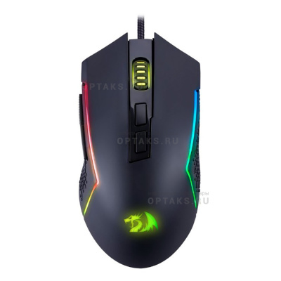Мышь проводная игровая REDRAGON Trident Lite черная,RGB,7кн,8000dpi (1/60)
