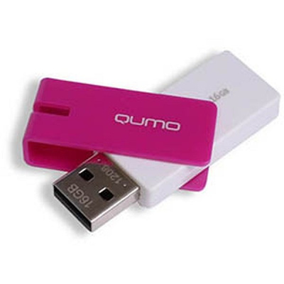 Флешка USB, 16 Гб Qumo  Click  фиолетовый