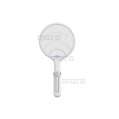 Мухобойка электрическая XIAOMI Qualitell Smart Digital Electric Fly Swatte E3, ABS+стальная сетка, 1200 мАч, white