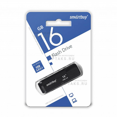 Флешка USB3.0 16 Гб Smartbuy  Dock  чёрный